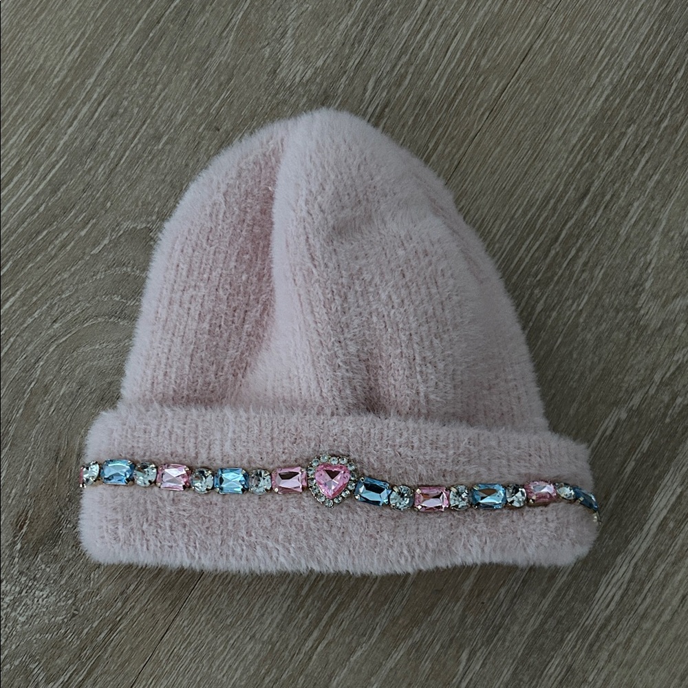 Super Smalls Cotton Candy Jeweled Beanie